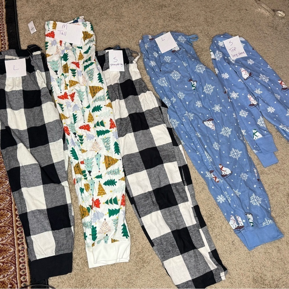 Old navy pajama bottoms and top
